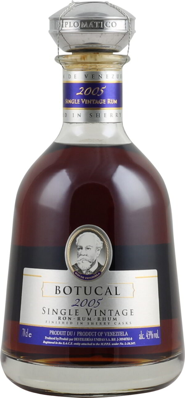 Botucal Single Vintage Rum 2005 0,7 Liter 43% Vol. – Bild 2