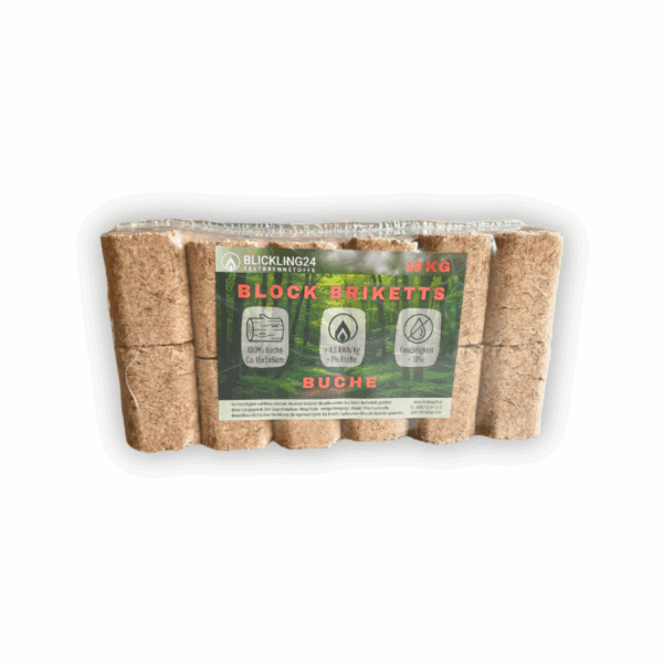 Buchen Block Briketts, 960Kg – Bild 2